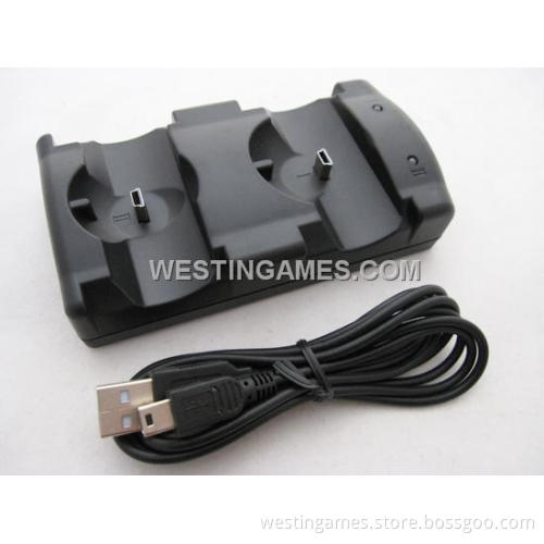 2in1 Charging Dock Station for PS3 Wireless & Move Controller